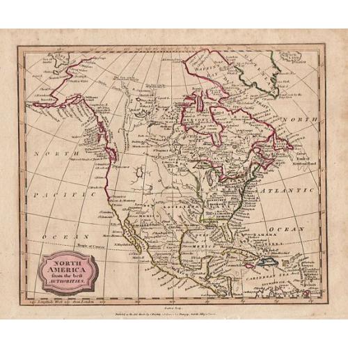 Old map image download for North America, from the Best Authorities