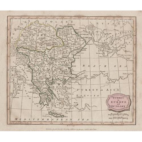 Old map image download for “Turkey in Europe and Hungary, from the Best Authorities”