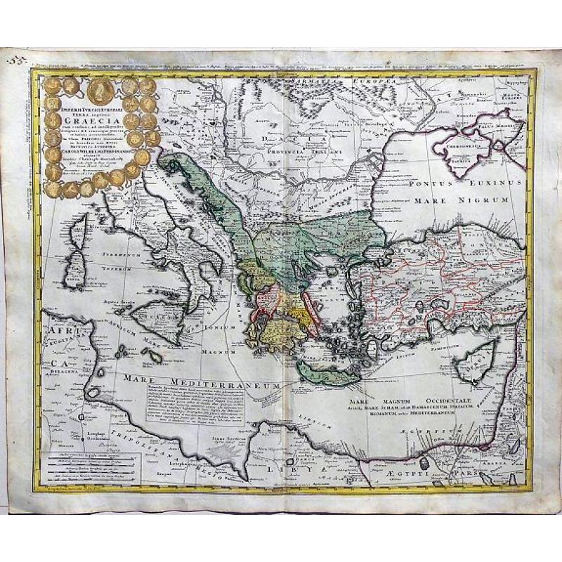 Imperii Turcici Europaei Terra in primis Graeciae.