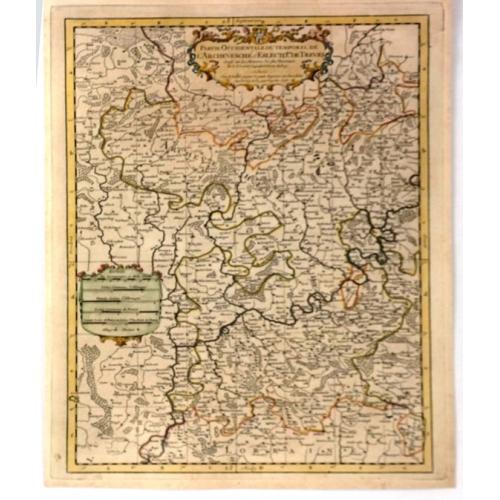 Old map image download for Partie Occidentale du Temporel de l'Archevesché et Eslectorat de Treves
