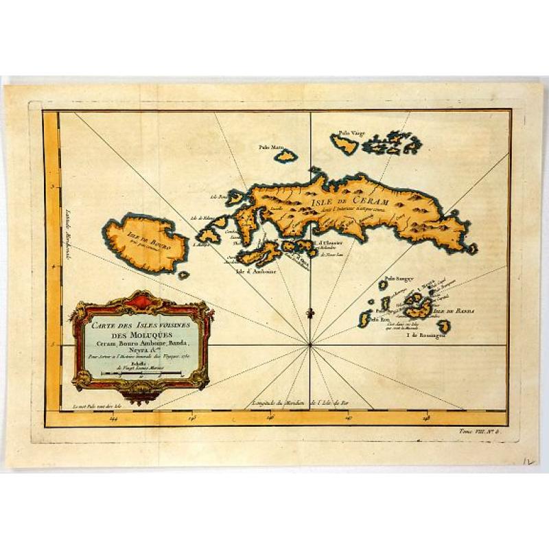 Carte des Isles Voisines Des Moluques 