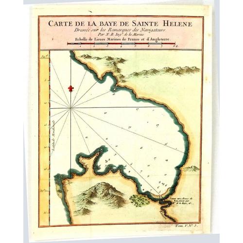Old map image download for Carte de la Baye de Sainte Helene