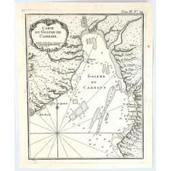 Carte du Golphe de Cambaye.