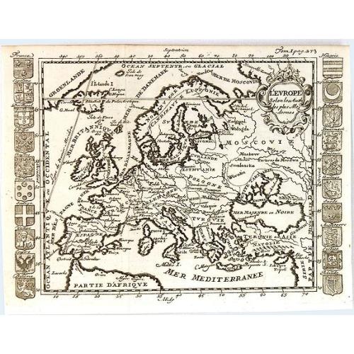 Old map image download for L'Europe Selon les Auth les Plus Modernes.