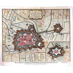 Plan of the City of Aire and of Fort St. Francis with a View of St. Venant