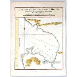 Carte de la Baye de Sainte Helene.