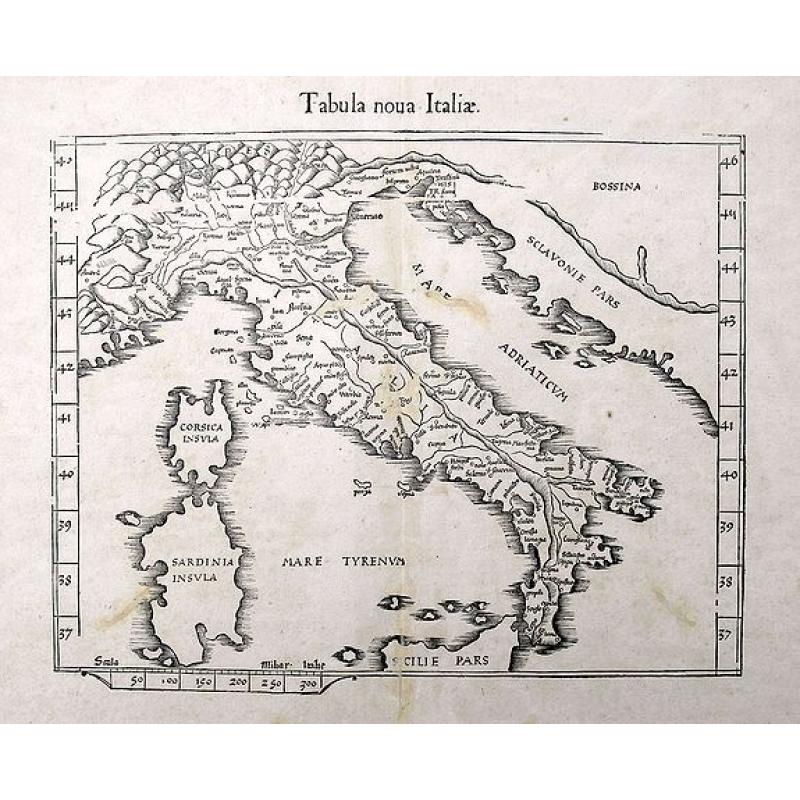 Tabula nova Italiae.