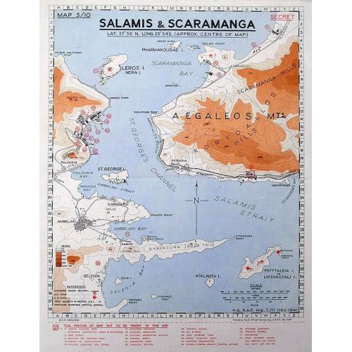 Old map image download for Salamis & Scaramanga.