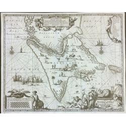 Tabula Magellanica, qua Tierrae del Fuego, cum Celeberrimis Fretis a F. Magellano et I. Le Maire Detectis Noviss et Accuratissim Descript. Exhibetur