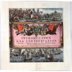 Introduction a la Fortification Dediee a Monseigneur le Duc de Bourgogne, Title Page