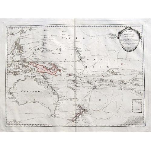Old map image download for Karte von der Inselwelt Polynesien oder dem Fünften Welttheile...