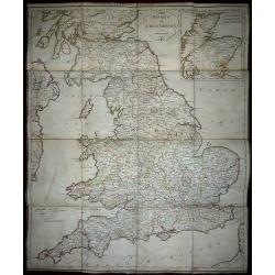 The Roads of Great Britain. Itineraire de la Grande Bretagne. Published as the Act directs Jan 1st 1781 By William Faden Succr to the late T Jefferys Geographer to the King, Charing Cross 