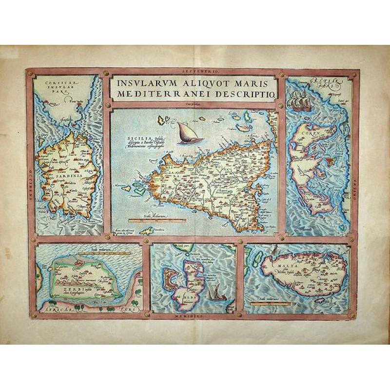 Insularum Aliquot Maris Mediterranei Descriptio. 