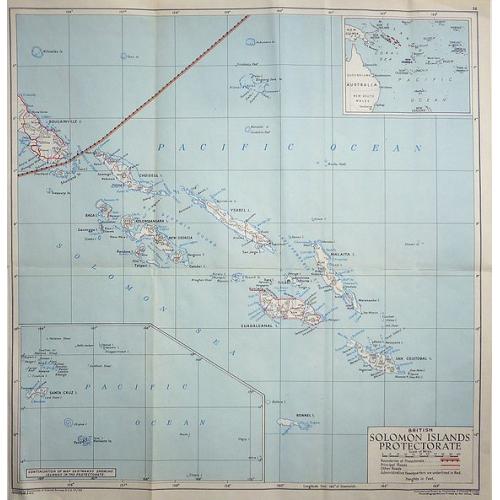 Old map image download for British Solomon Islands Protectorate 