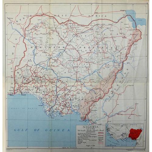 Old map image download for Nigeria