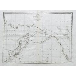 Carte Des Cotes De L'Amérique Et De L'Asie depuis la Californie jusqu'à Macao...1786 et 1787...