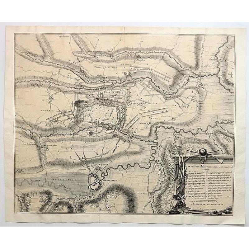 Plan de la Bataille D'Oudenaerde.