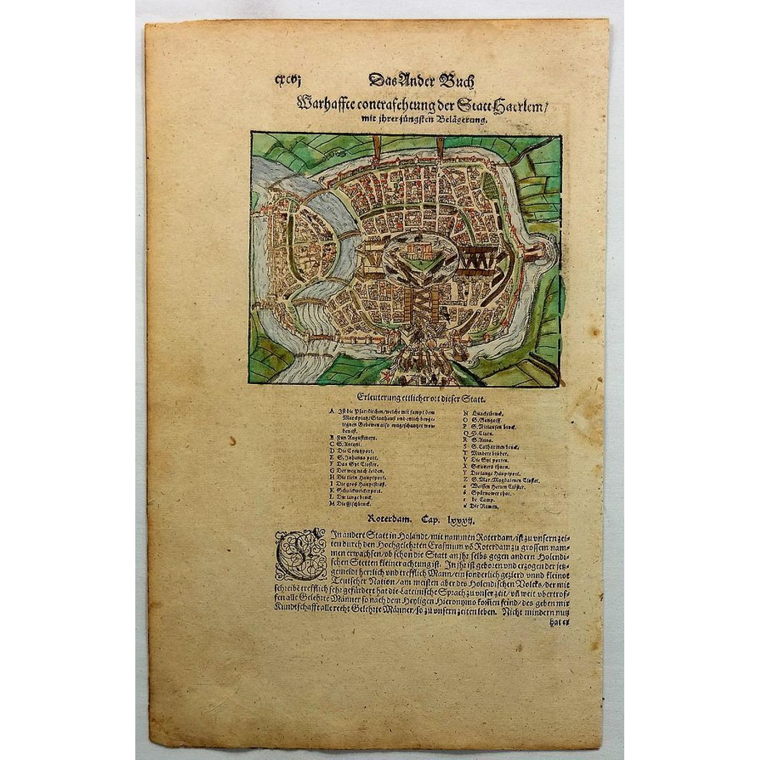 Barhasste Contraschtung der Statt Haerlem.