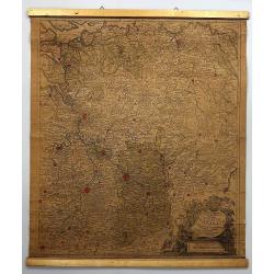 Nova Tabula Geographica exhibens Ducatum Brabantiae Cum Pertinentiis et adjacentibus Regionibus . . .