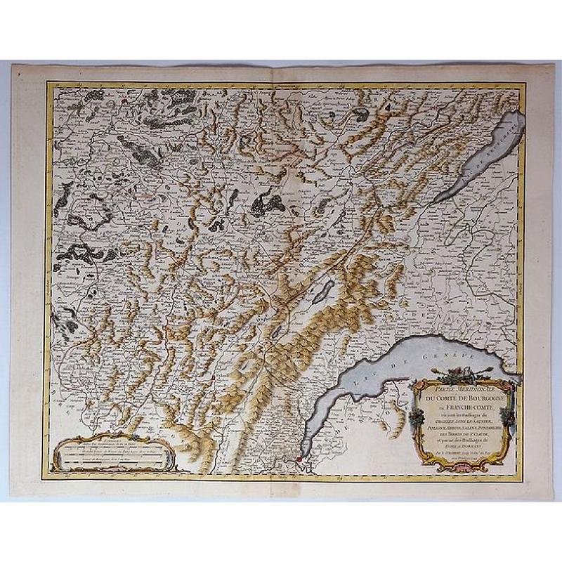 Partie Meridionale du Comte de Bourgogne ou Franche-Comte...