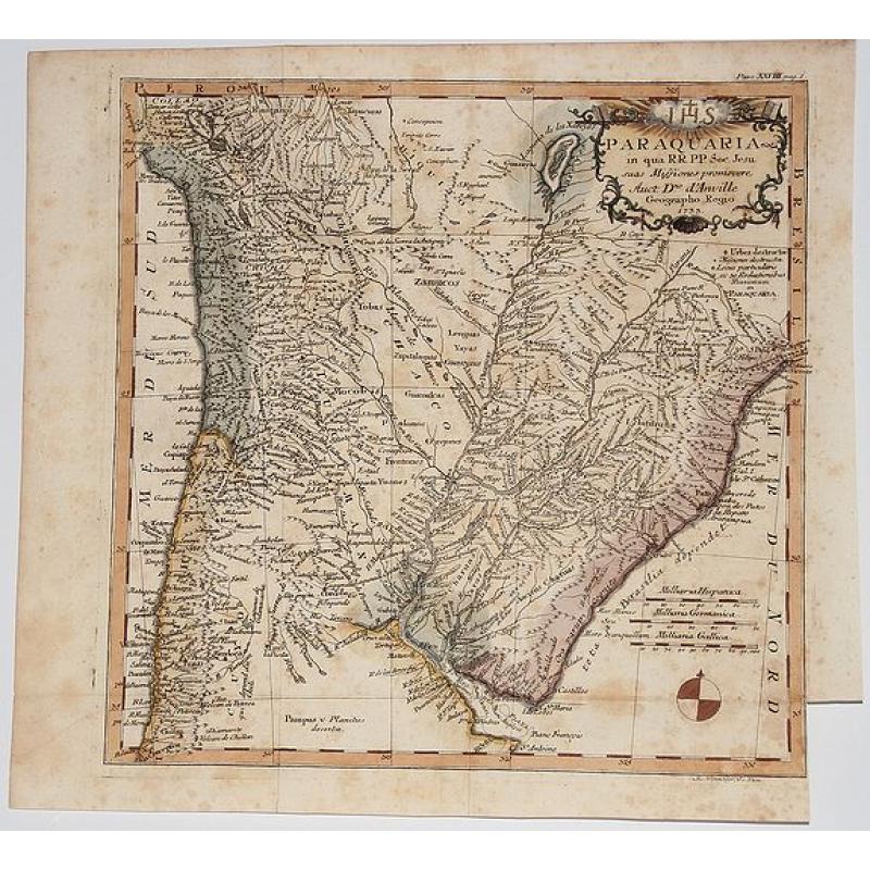 [JESUIT PARAGUAY], - PARAQUARIA in qua R.R. P.P Soc. Jesu suas Missiones promovere, 1733