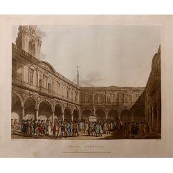 Royal Exchange, from the Microcosm of London.