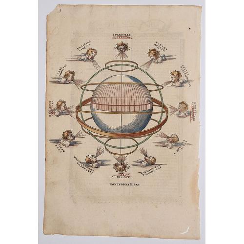 Old map image download for (Armilary Sphere and Windheads) PTOLEMY.