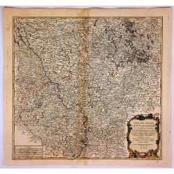 Carte des Cercles du Haut et du Bas Rhin...