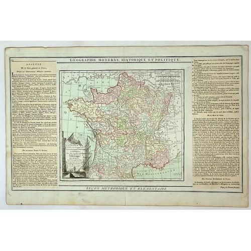 Old map image download for La France Divisee en ses Quarante Gouvernemens Generaux et Militaires...
