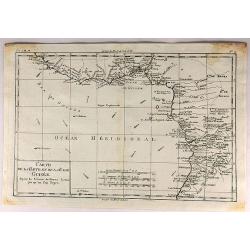 Carte de la Haute et de la Basse Guinee.