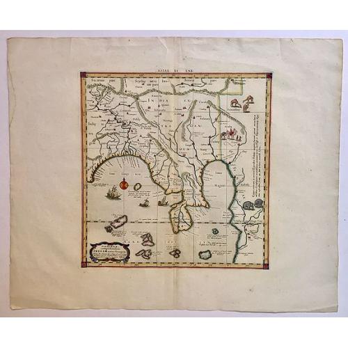 Old map image download for Tab. XI. Asiae, Comprehendens Indiam Extra Gangem.