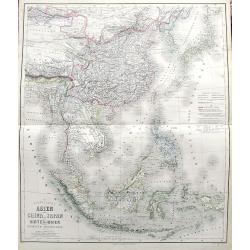 Das südöstliche Asien oder China, Japan, und Hinter-Indien mit dem Indischen Archipelagus.