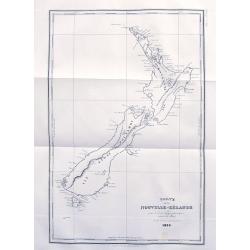 Carte de la Nouvelle-Zélande...