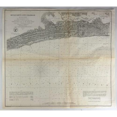 Old map image download for Mississippi Harbor.