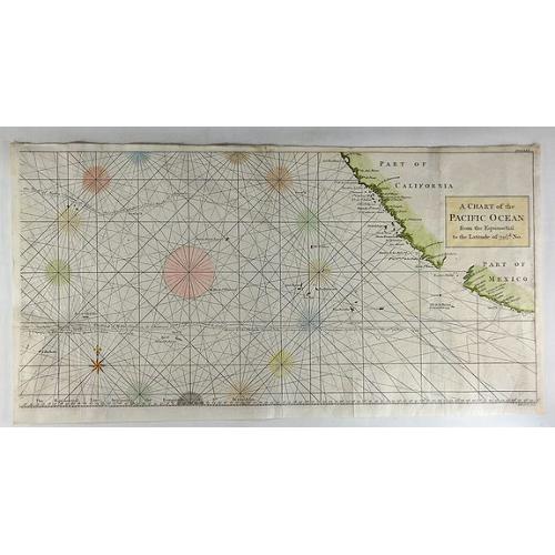 Old map image download for A Chart of the Pacific Ocean from the Equinoctial to the Latitude of 39 1/2d No.