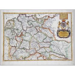 A GENERALL MAPP OF THE EMPIRE OF GERMANY with its severall Estates, 1669
