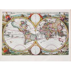 Orbis Terrarum Tabula Recens Emendata per N. Visscher.