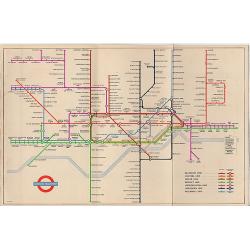 (1953 Harry Beck London Underground map.)