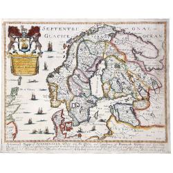 A Generall Mappe of Scandinavia, 1669.