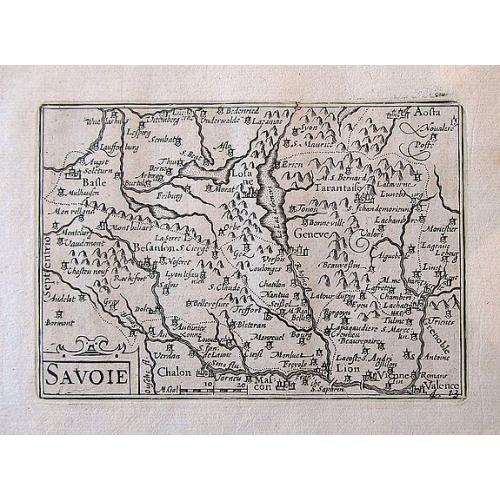 Old map image download for Savoie.