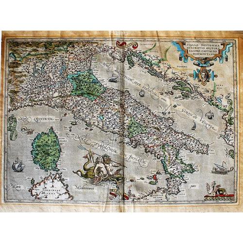 Old map image download for Italiae novissima descriptio.