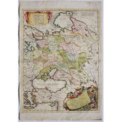 Parte Orientale Dell' Europa, Descritta, e Dedicata Dal P. Cosmografo Coronelli All Illustrissimo, et Eccellentissimo Signore Giovanni da Mula, Senatore amplissimo Nella Serenissima Republica de Venetia.