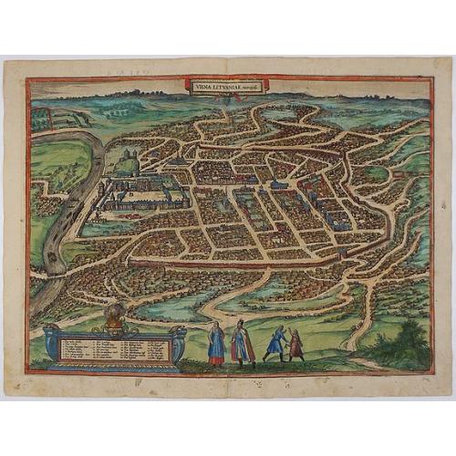 Old map image download for Vilna Lituaniae Metropolis.