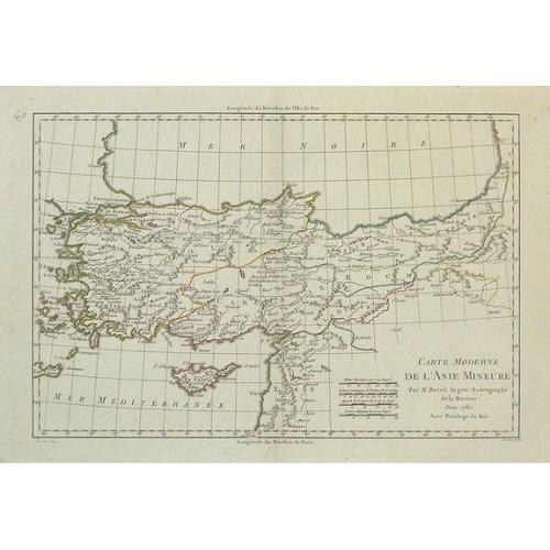 Old map image download for Carte Moderne de l'Asie Mineure.