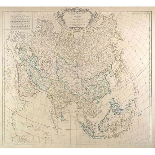 Old map image download for Carte de L'Asie dressée sur les Relations les plus . . .