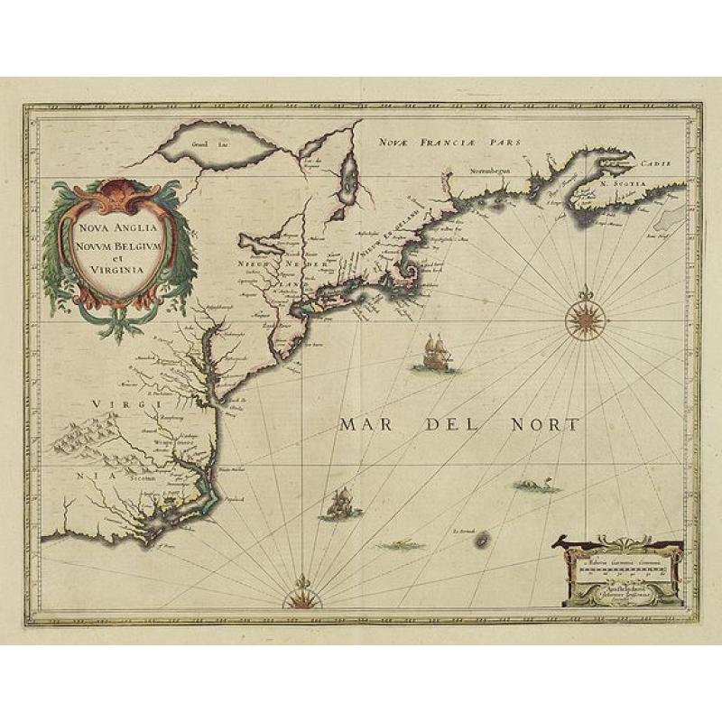 Nova Anglia Novum Belgium et Virginia.