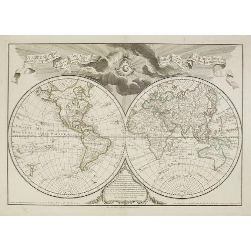 Old map image download for Mappemonde à l\'usage du Roi, par Guillaume Delisle ...