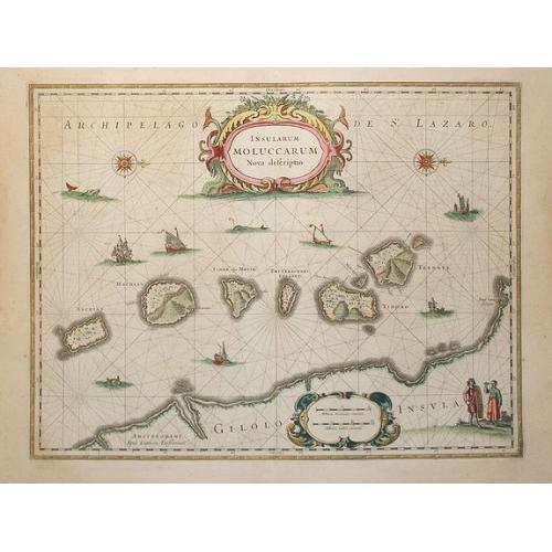Old map image download for Insularum Moluccarum Nova descriptio.