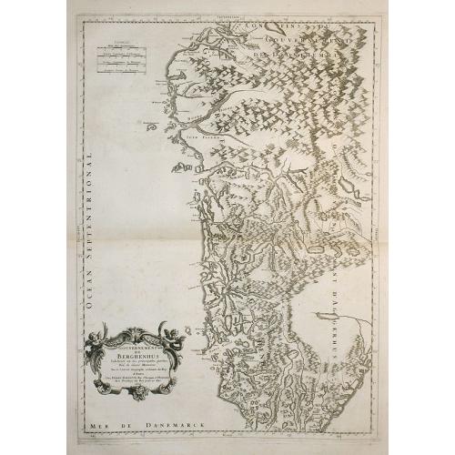 Old map image download for Gouvernement de Berghenhus Subdivise en ses Principales Parties.
