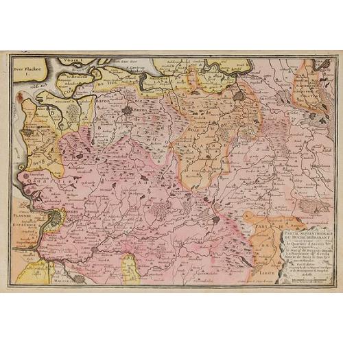 Old map image download for Partie septentrionale du Duché de Brabant ...